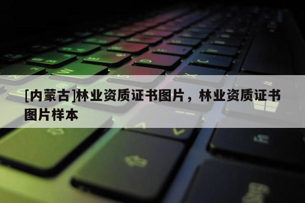 [內(nèi)蒙古]林業(yè)資質(zhì)證書圖片，林業(yè)資質(zhì)證書圖片樣本